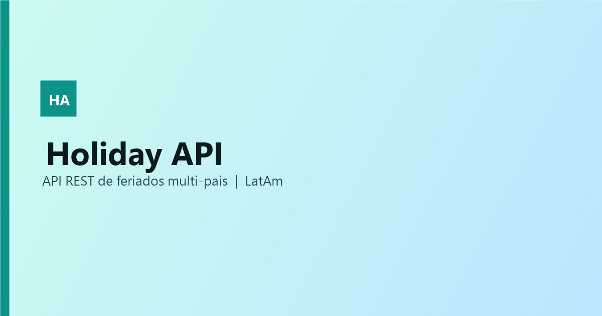 Holiday API